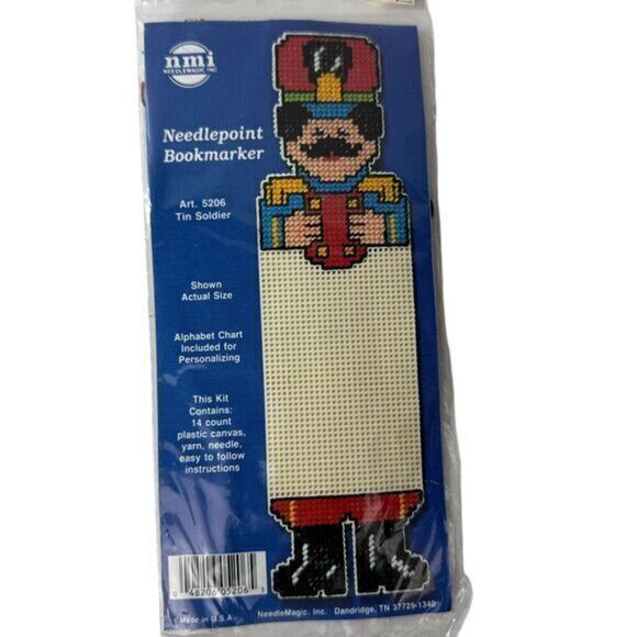 Cross Stitch Bookmark Kit Vintage NMI Needle‎ Magic Christmas Holiday Lot of 4 - Picture 5 of 6